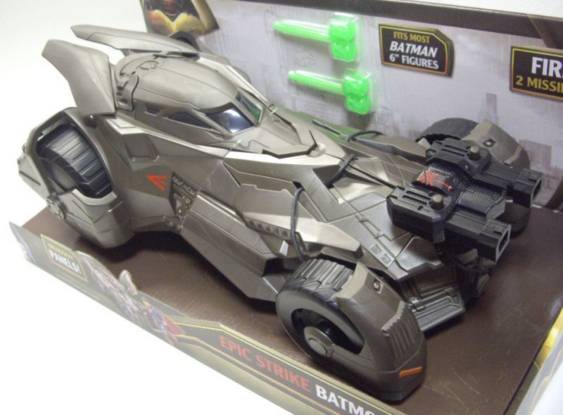 画像: 2016 MATTEL BATMAN v SUPERMAN 【EPIC STRIKE BATMOBILE】　DK.GRAY (6インチFIGUREが乗せれるサイズです)