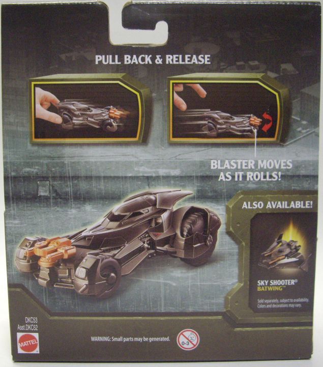 画像: 2016 MATTEL BATMAN v SUPERMAN 【SPEED STRIKE BATMOBILE】　DK.GRAY (PULL BACK ACTION!)