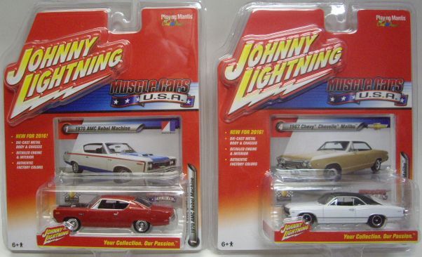 画像: 2016 JOHNNY LIGHTNING - MUSCLE CARS USA S1 【6種セット(B)】　