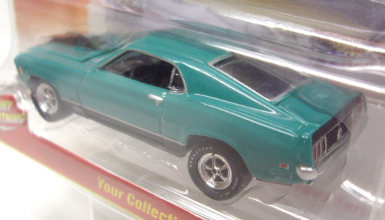 画像: 2016 JOHNNY LIGHTNING - MUSCLE CARS USA S1 【1970 FORD MUSTANG MACH 1】 GREEN/RR　