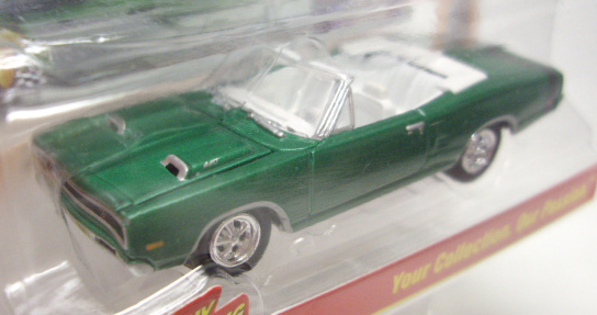 画像: 2016 JOHNNY LIGHTNING - MUSCLE CARS USA S1 【1969 DODGE CORONET R/T】 GREEN/RR　