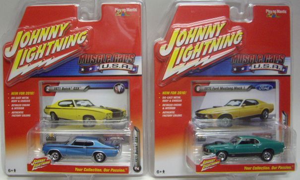 画像: 2016 JOHNNY LIGHTNING - MUSCLE CARS USA S1 【6種セット(B)】　