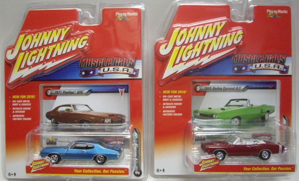 画像: 2016 JOHNNY LIGHTNING - MUSCLE CARS USA S1 【6種セット(B)】　