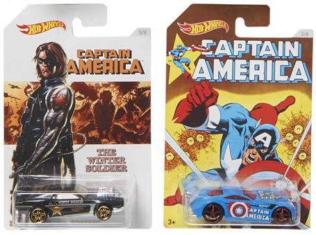 画像: 2016 Celebrate 75 Years of Captain America!【4種セット】 '57 PLYMOUTH FURY/'40 FORD COUPE/RIVITED/SIR OMINOUS