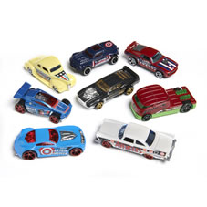 画像: 2016 Celebrate 75 Years of Captain America!【8種セット】 '57 PLYMOUTH FURY/SPECTYTE/QOMBEE/'70 MUSTANG MACH1/'40 FORD COUPE/RIVITED/SIR OMINOUS/RD-08