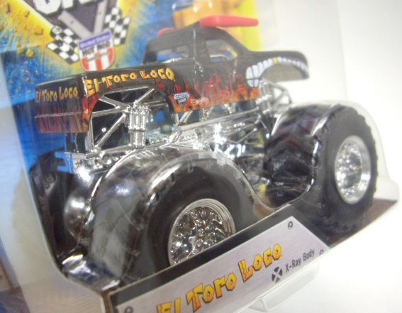 画像: 2015 MONSTER JAM includes SNAP-ON BATTLE SLAMMER! 【EL TORO LOCO】 CLEAR BLACK (X-RAY BODY)