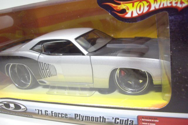 画像: 2007 1/24 G-MACHINES 【'71 G-FORCE PLYMOUTH 'CUDA】 LT.GRAY/RR