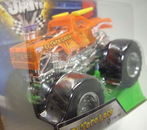 画像: 2016 MONSTER JAM includes STUNT RAMP! 【EL TORO LOCO】 CLEAR ORANGE (X-RAY BODY)