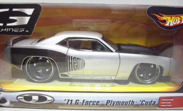 画像: 2007 1/24 G-MACHINES 【'71 G-FORCE PLYMOUTH 'CUDA】 LT.GRAY/RR