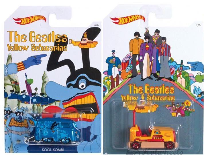 画像: 2016 HW BEATLES YELLOW SUBMARINE 【6種セット】KOOL KOMBI/BUMP AROUND/MORRIS MINI/FAST FELION/FISH'D N CHIP'D/COCKNEY CABII