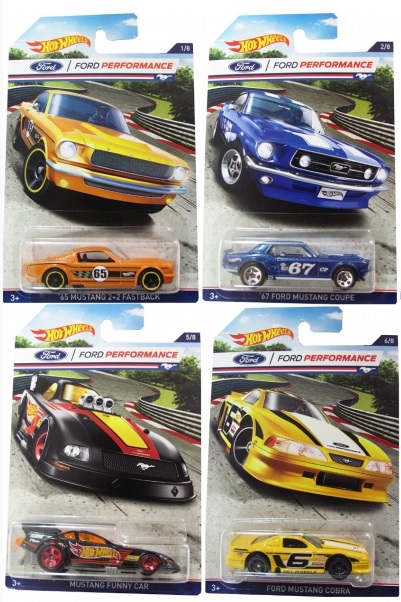 画像: 2016 HW FORD PERFORMANCE MUSTANG 【8種セット】'65 MUSTANG 2+2 FASTBACK/'67 FORD MUSTANG COUPE/'92 FORD MUSTANG/'99 MUSTANG/MUSTANG FUNNY CAR/FORD MUSTANG COBRA/CUSTOM 2014 FORD MUSTANG/'71 MUSTANG MACH1