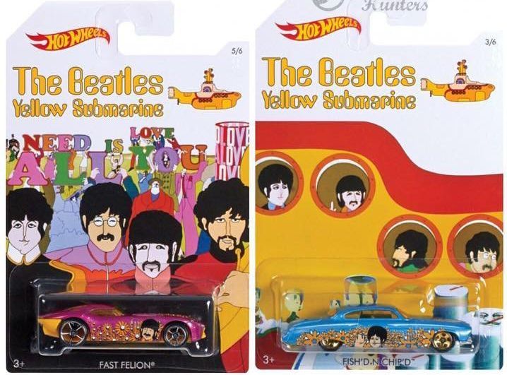 画像: 2016 HW BEATLES YELLOW SUBMARINE 【6種セット】KOOL KOMBI/BUMP AROUND/MORRIS MINI/FAST FELION/FISH'D N CHIP'D/COCKNEY CABII