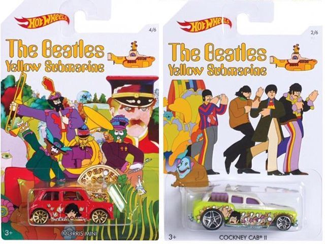 画像: 2016 HW BEATLES YELLOW SUBMARINE 【6種セット】KOOL KOMBI/BUMP AROUND/MORRIS MINI/FAST FELION/FISH'D N CHIP'D/COCKNEY CABII