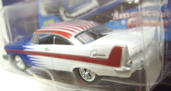 画像: 2016 JOHNNY LIGHTNING - STREET FREAKS S1B 【1958 PLYMOUTH BELVEDERE】 BLUE-WHITE (AMERICAN GLORY)