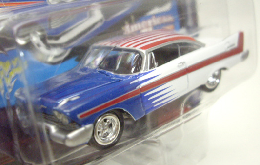 画像: 2016 JOHNNY LIGHTNING - STREET FREAKS S1B 【1958 PLYMOUTH BELVEDERE】 BLUE-WHITE (AMERICAN GLORY)