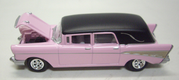 画像: JOHNNY LIGHTNING - SPECIAL EDITION "ERTL COLLECTIBLES" 【1957 CHEVY HEARSE】 LT.PINK/RR