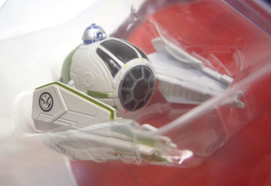 画像: 2016 HW STAR WARS STARSHIP 【YODA'S JEDI STARFIGHTER】　LT.GRAY-GREEN (BLACK CARD)