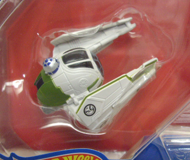 画像: 2016 HW STAR WARS STARSHIP 【YODA'S JEDI STARFIGHTER】　LT.GRAY-GREEN (BLACK CARD)