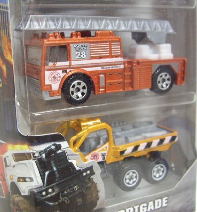 画像: 2015 MATCHBOX 5PACK  【FIRE BRIGADE】Ford Interceptor/Highway Fire Pumper/Flame Smasher/Fire Engine/Trail Tracker