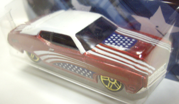 画像: 2016 WALMART EXCLUSIVE - STARS & STRIPES 【'70 FORD TORINO】 RED-WHITE/PR5 (予約不可）