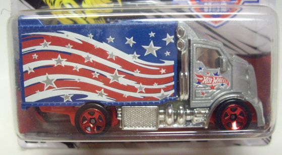 画像: 2016 WALMART EXCLUSIVE - STARS & STRIPES 【HIWAY HAULER 2】 LT.GRAY-BLUE/5SP (予約不可）