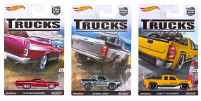 画像: 2016 HW CAR CULTURE - 【CアソートTRUCKS 5種セット】 DATSUN 620/'75 FORD F-250/'72 FORD RANCHERO/SUBARU BRAT/CHEVY SILVERADO