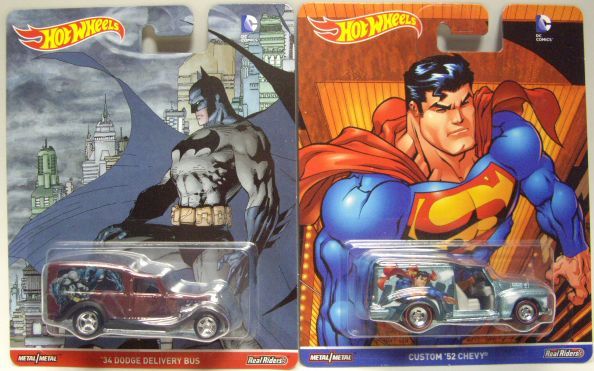 画像: 2016 POP CULTURE - BATMAN and SUPERMAN【6種セット】 VW T1 PANEL BUS/1980 DODGE MACHO POWER WAGON/'71 EL CAMINO/QUICK D-LIVERY/'34 DODGE DELIVERY BUS/CUSTOM '52 CHEVY