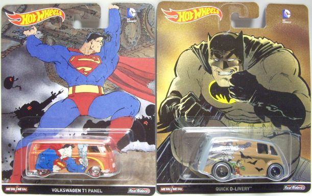 画像: 2016 POP CULTURE - BATMAN and SUPERMAN【6種セット】 VW T1 PANEL BUS/1980 DODGE MACHO POWER WAGON/'71 EL CAMINO/QUICK D-LIVERY/'34 DODGE DELIVERY BUS/CUSTOM '52 CHEVY