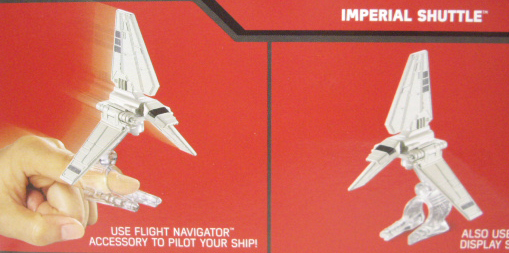 画像: 2016 HW STAR WARS STARSHIP 【IMPERIAL SHUTTLE】　WHITE (BLACK CARD)