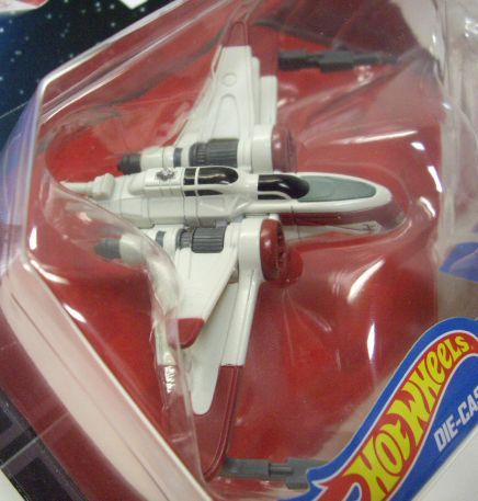 画像: 2016 HW STAR WARS STARSHIP 【ARC-170 STARFIGHTER】　WHITE-RED (BLACK CARD)