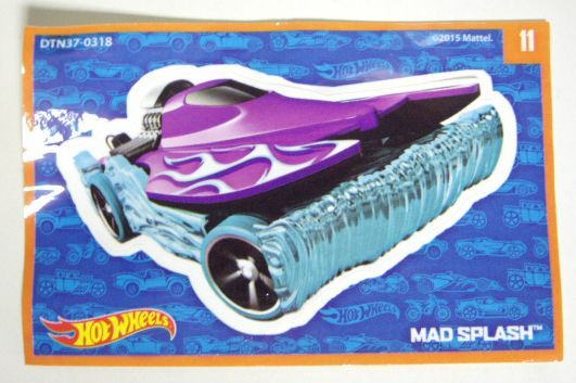 画像: 2016 WALMART EXCLUSIVE MYSTERY 【MAD SPLASH】 PURPLE-CLEAR BLUE/O5