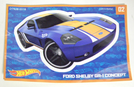 画像: 2016 WALMART EXCLUSIVE MYSTERY 【FORD SHELBY GR-1 CONCEPT】 BLUE/PR5