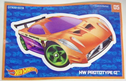 画像: 2016 WALMART EXCLUSIVE MYSTERY 【HW PROTOTYPE 12】 ORANGE/PR5