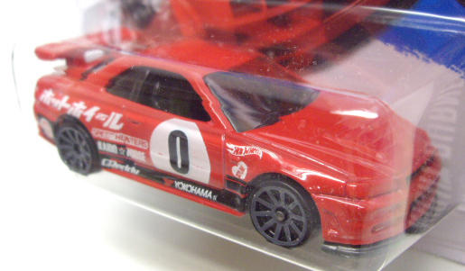 画像: 【NISSAN SKYLINE GT-R (R34)】 RED/10SP (ホットホイールTAMPO) (インターナショナル・ショートカード)