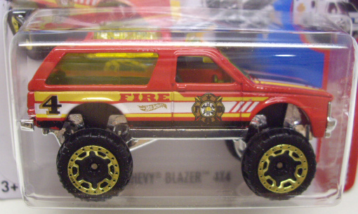 画像: 【CHEVY BLAZER 4X4】 RED/BLOR (インターナショナル・ショートカード)