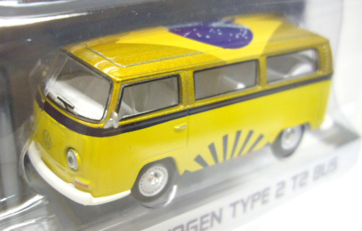 画像: 2016 GREENLIGHT MJ TOY EXCLUSIVE "RIO 2016 WORLD GAMES" 【"BRAZIL"VOLKSWAGEN TYPE 2 T2 BUS】 GOLD/RR  (GREEN MACHINE)