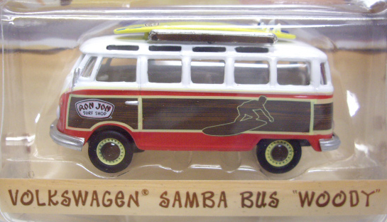 画像: 2016 GREENLIGHT "RON JON SURF SHOP" STORE EXCLUSIVE 【VOLKSWAGEN SAMBA BUS "WOODY"】 WHITE-RED/RR