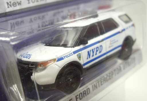 画像: 2016 GREENLIGHT HOT PURSUIT S19 【2015 FORD INTERCEPTOR UTILITY】 WHITE/RR (NYPD) 