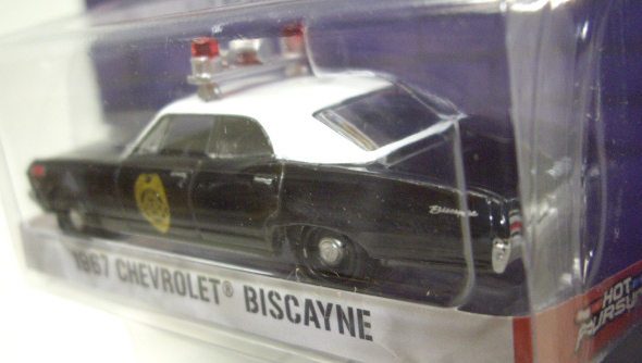 画像: 2016 GREENLIGHT HOT PURSUIT S19 【1967 CHEVROLET BISCAYNE】 BLACK-WHITE/RR (FARGO POLICE) 