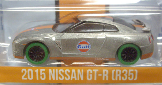 画像: 2016 GREENLIGHT MJ TOYS EXCLUSIVE 【2015 NISSAN GT-R(R35) GULF RACING CUSTOM (GULF)】 ZAMAC/RR (GREEN MACHINE)(限定150台）