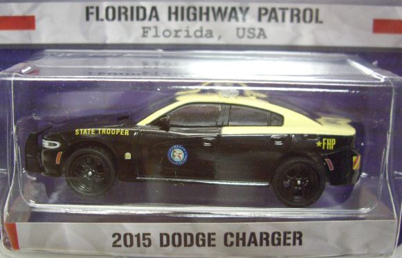 画像: 2016 GREENLIGHT HOT PURSUIT S19 【2015 DODGE CHARGER】 BLACK-CREAM/RR (FLORIDA HIGHWAY PATROL) 