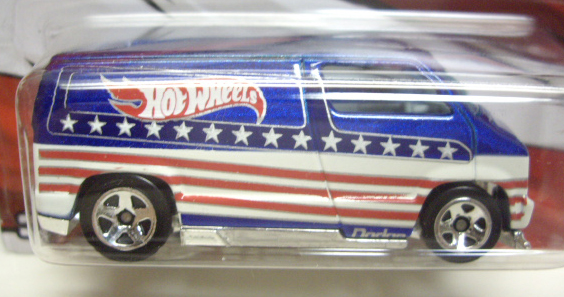 画像: 2016 WALMART EXCLUSIVE - STARS & STRIPES 【CUSTOM '77 DODGE VAN】 BLUE/5SP (予約不可）