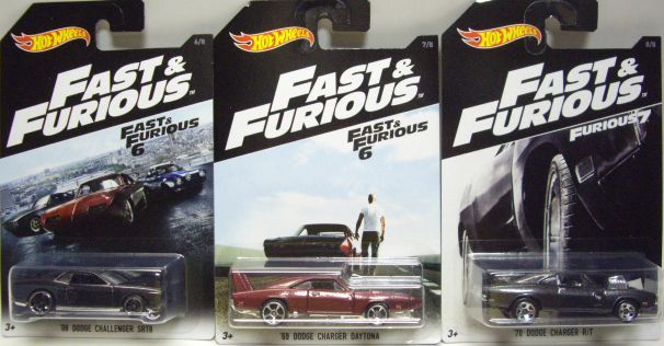 画像: 2016  FAST & FURIOUS （ワイルドスピード）【8種セット】'94 TOYOTA SUPRA/HONDA S2000/'67 FORD MUSTANG/'70 CHEVELLE SS/FORD GT-40/'08 DODGE CHALLENGER SRT8/'69 DODGE CHARGER DAYTONA/'70 DODGE CHARGER R/T