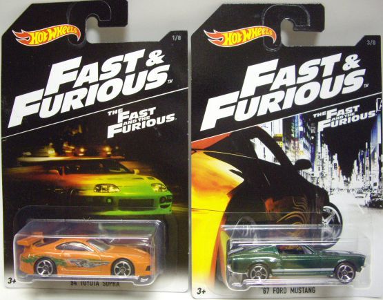 画像: 2016  FAST & FURIOUS （ワイルドスピード）【4種セット】'94 TOYOTA SUPRA/HONDA S2000/'67 FORD MUSTANG/'70 CHEVELLE SS