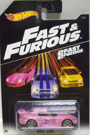 画像: 2016  FAST & FURIOUS （ワイルドスピード）【4種セット】'94 TOYOTA SUPRA/HONDA S2000/'67 FORD MUSTANG/'70 CHEVELLE SS