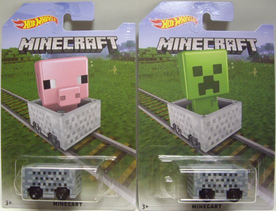 画像: 2016 TARGET EXCLUSIVE "MINECRAFT" 【6種セット】 (ミニカーは同じで、台紙が違うだけです）