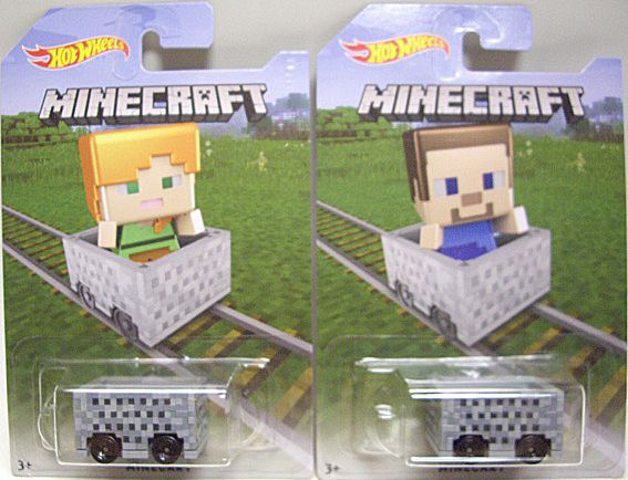 画像: 2016 TARGET EXCLUSIVE "MINECRAFT" 【6種セット】 (ミニカーは同じで、台紙が違うだけです）