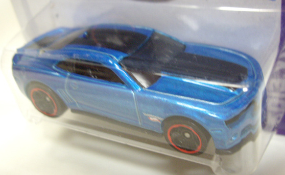 画像: 2013 AUTO SHOW EXCLUSIVE 【2013 HOT WHEELS CHEVY CAMARO SPECIAL EDITION】　MET.BLUE/MC5 (BLACKインテリア＆シャーシ）