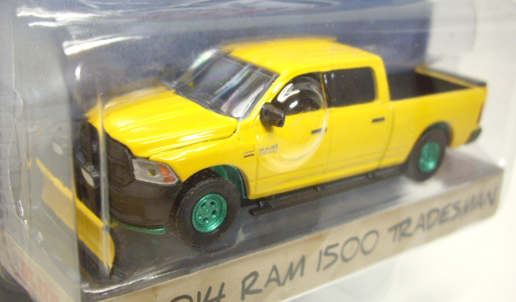 画像: 2016 GREENLIGHT BLUE COLLAR COLLECTION S1 【2014 RAM 1500 TRADESMAN】 YELLOW/RR (GREEN MACHINE)