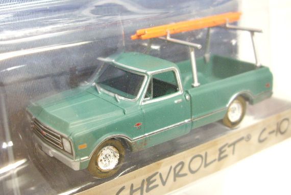 画像: 2016 GREENLIGHT BLUE COLLAR COLLECTION S1 【1968 CHEVROLET C-10】 FLAT GREEN/RR